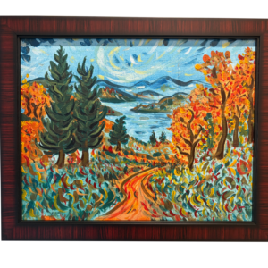 Autumn Path to the Lake