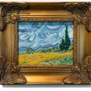 Wheatfield with Cypresses II - After Vincent Van Gogh Hand Painted Acrylic Painting