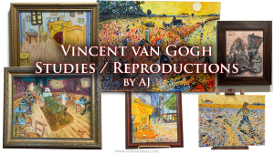 vincent van gogh hand painted reproductions by Fine Art by AJ - Alex Johnson